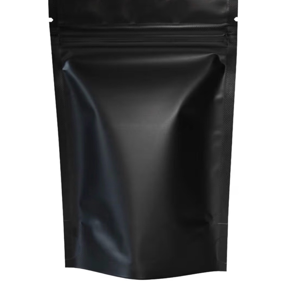 Black Resealable Pouch